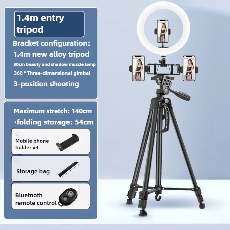 1.4m Phone Camera Tripod Singl - đánh giá và giá Photography Lighting Options