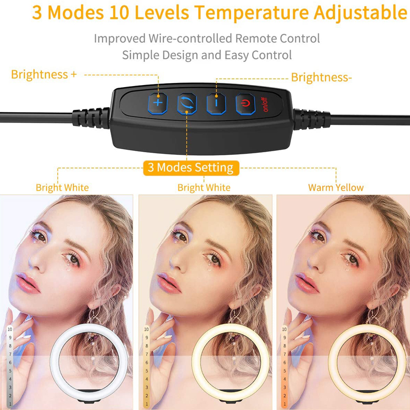 6/10/12 Inch LED Selfie Ring L - đánh giá và giá Photography Lighting Professional