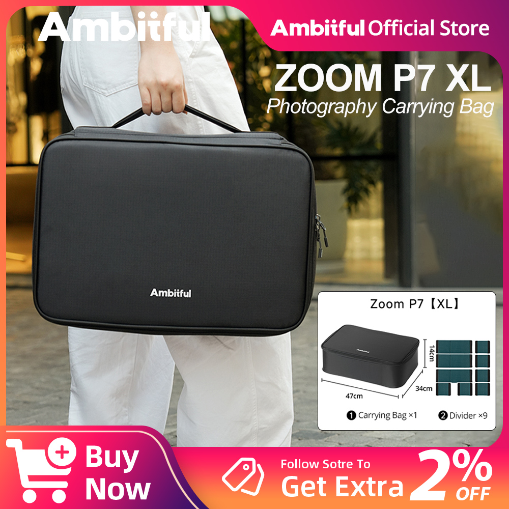 Ambitful ZOOM P7II XL Photogra - đánh giá và giá Photography Lighting Bag