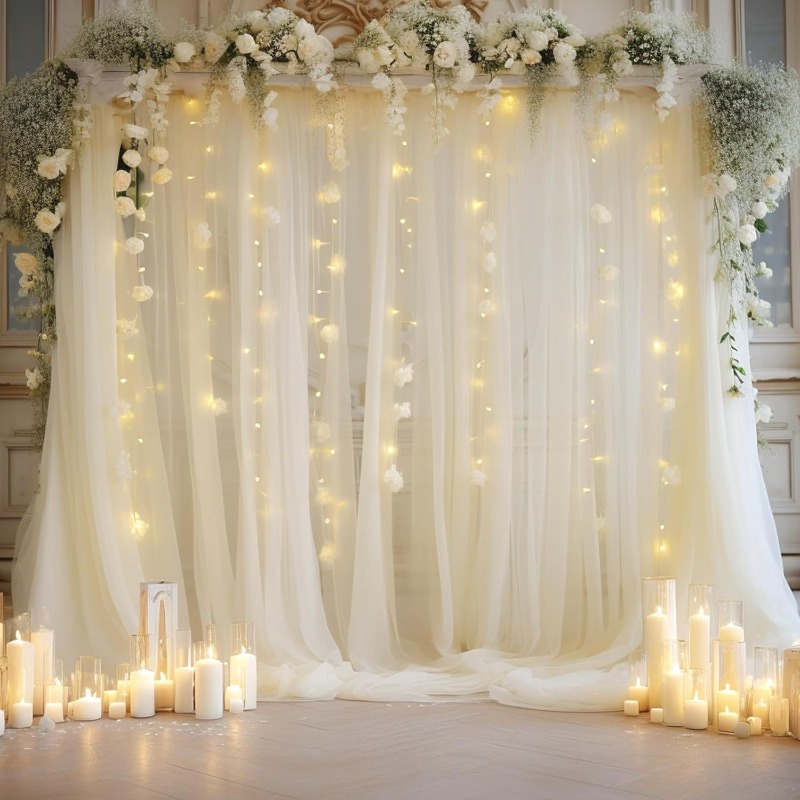 3x3m Tulle Backdrop Curtains,  - đánh giá và giá Photography Lighting Options