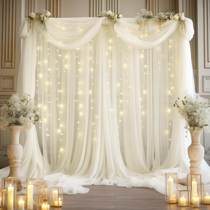 3x3m Tulle Backdrop Curtains,  - đánh giá và giá Photography Lighting Options