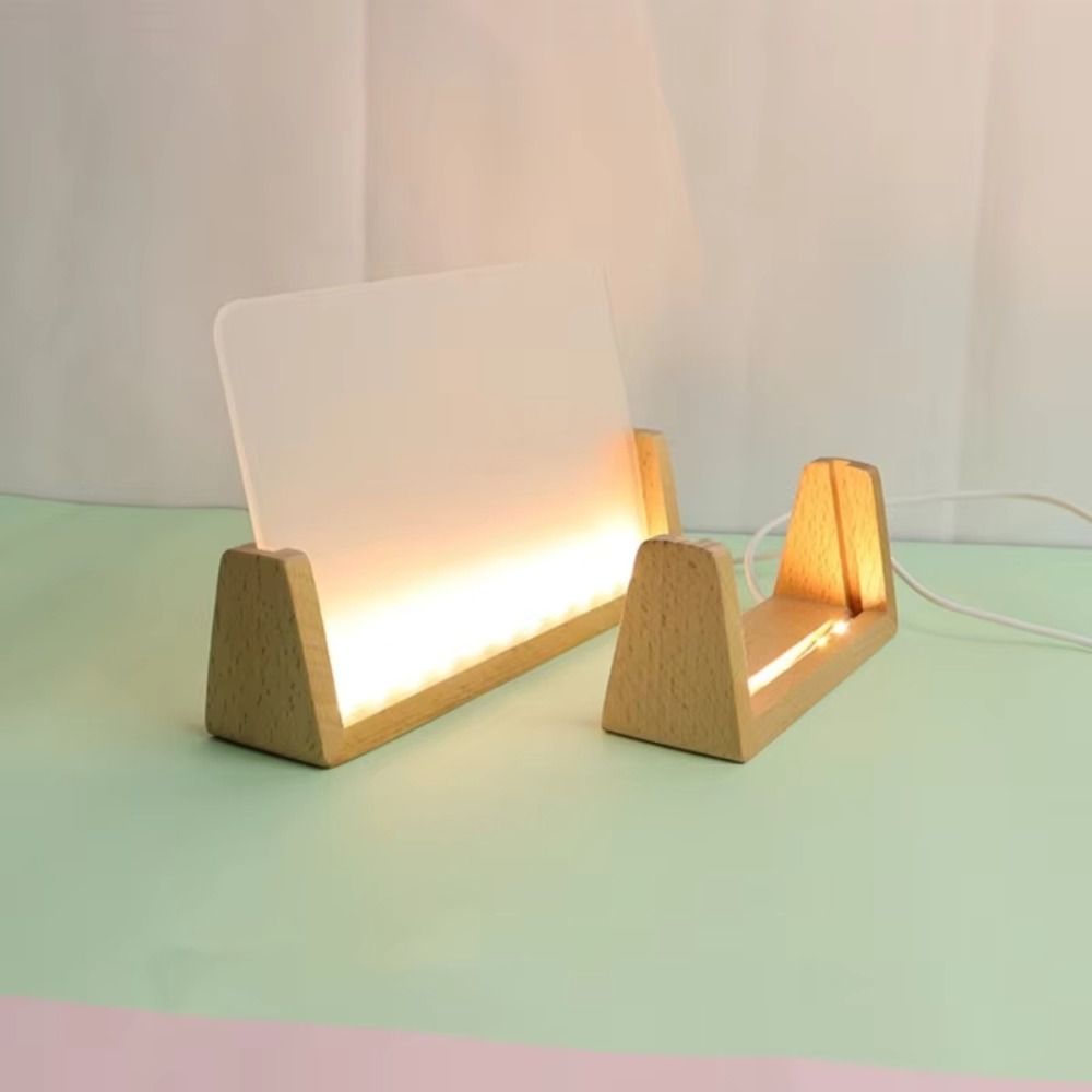 Warm Light Wooden Lighted Base - đánh giá và giá Photography Lighting Portrait