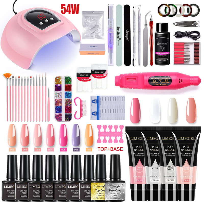 Nail Extension Kit Acrylic Gel - đánh giá và giá Photography Lighting Gel