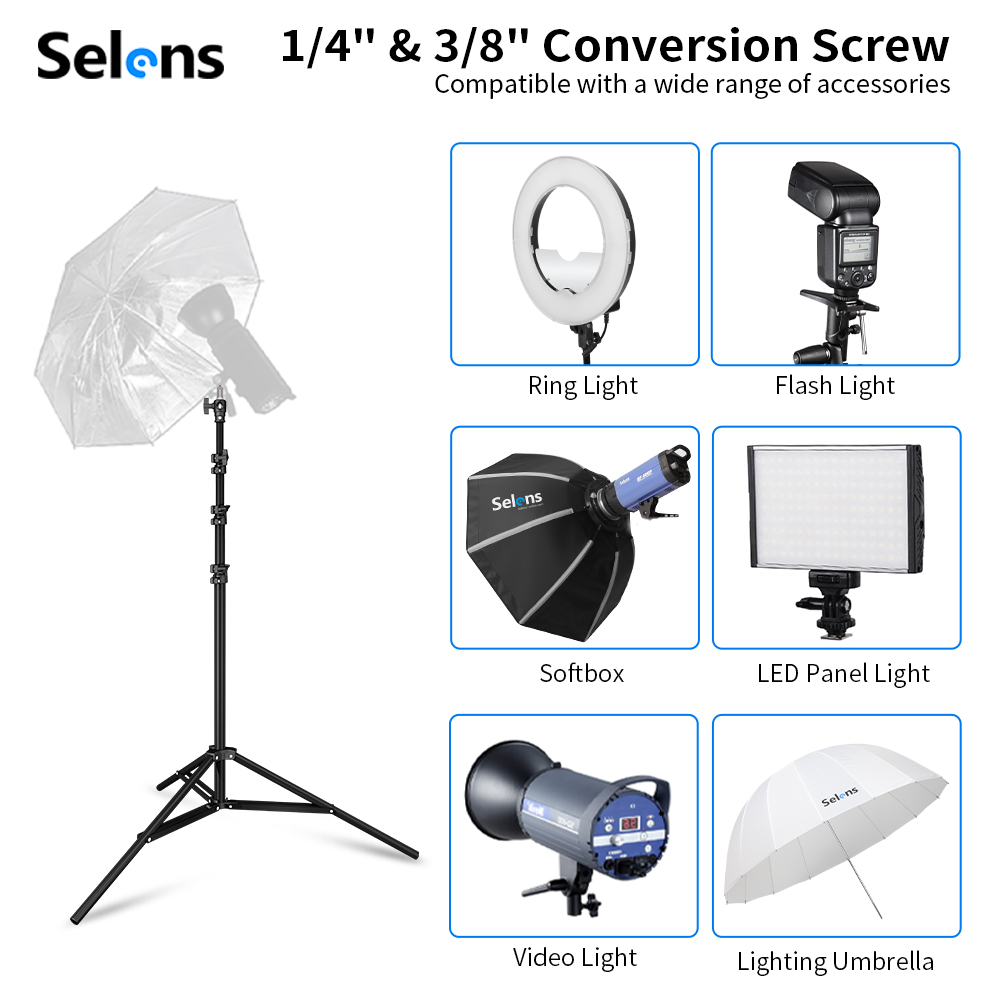 Selens 2.2~3.95m Air-Cushion L - đánh giá và giá Photography Lighting Professional