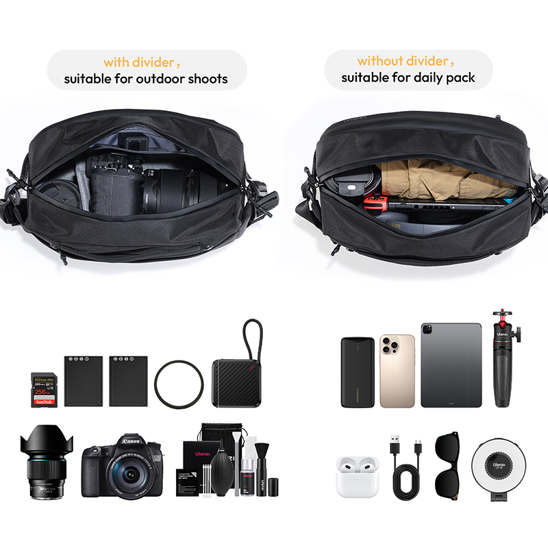 Ulanzi PB038 Travel Sling Bag  - đánh giá và giá Photography Lighting Bag