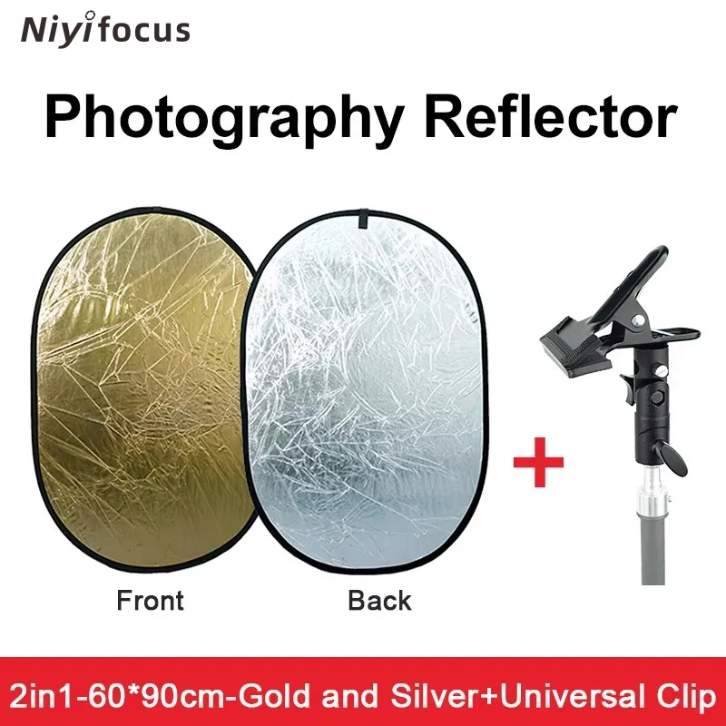 2in1 Round Portable Reflector  - đánh giá và giá Photography Lighting Diffuser