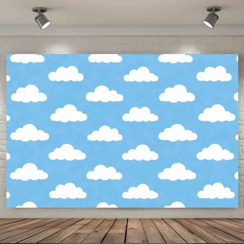 Cartoon Simple Blue Sky White  - đánh giá và giá Photography Lighting Portrait