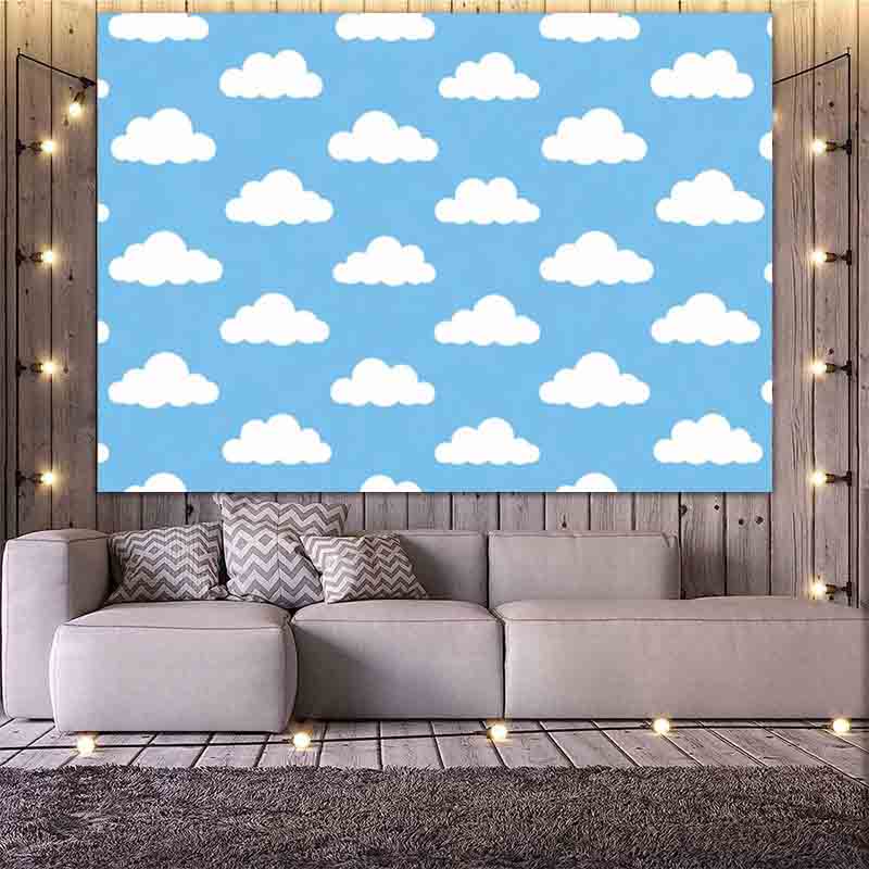 Cartoon Simple Blue Sky White  - đánh giá và giá Photography Lighting Portrait