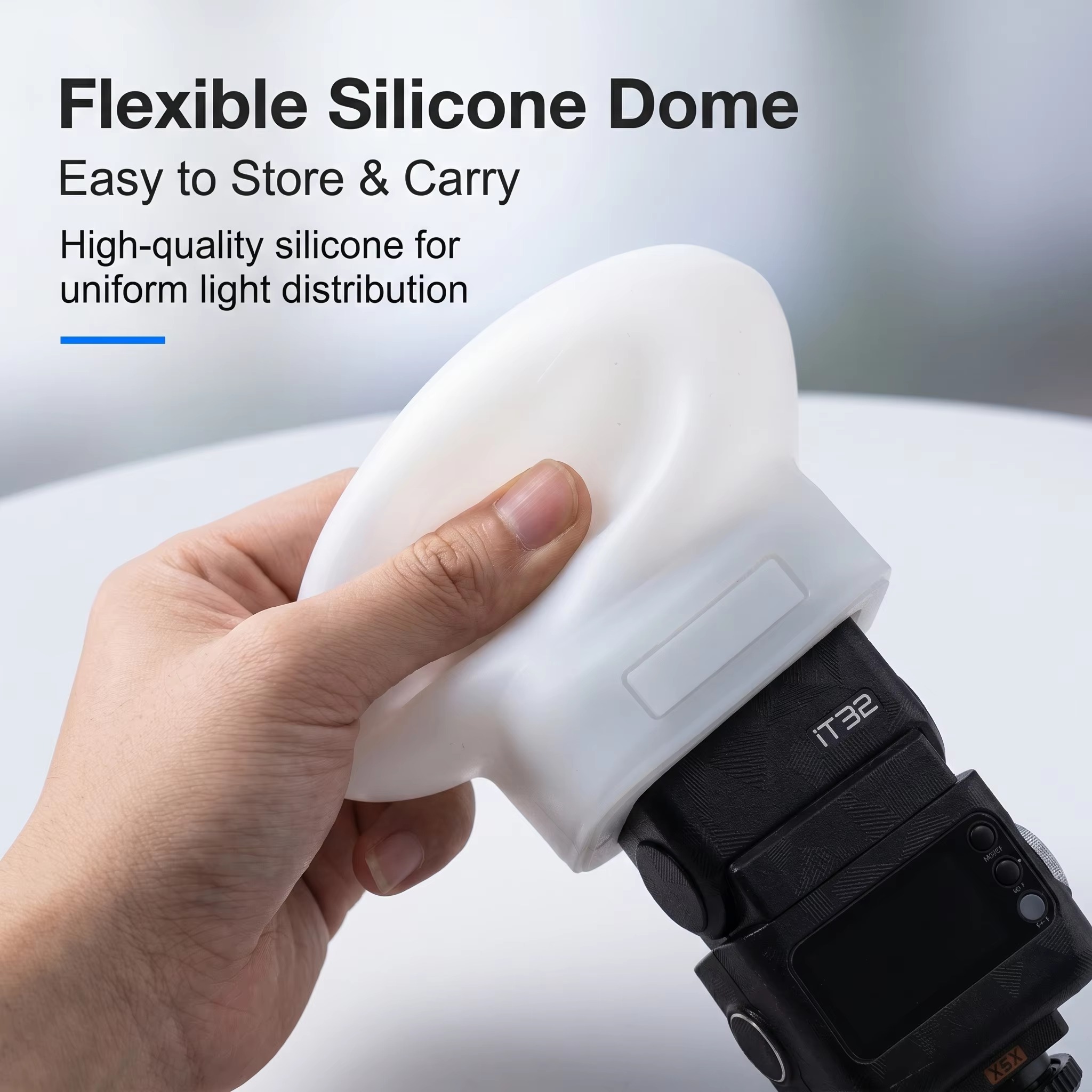 Silicone Flash Diffuser Cover  - đánh giá và giá Photography Lighting Diffuser