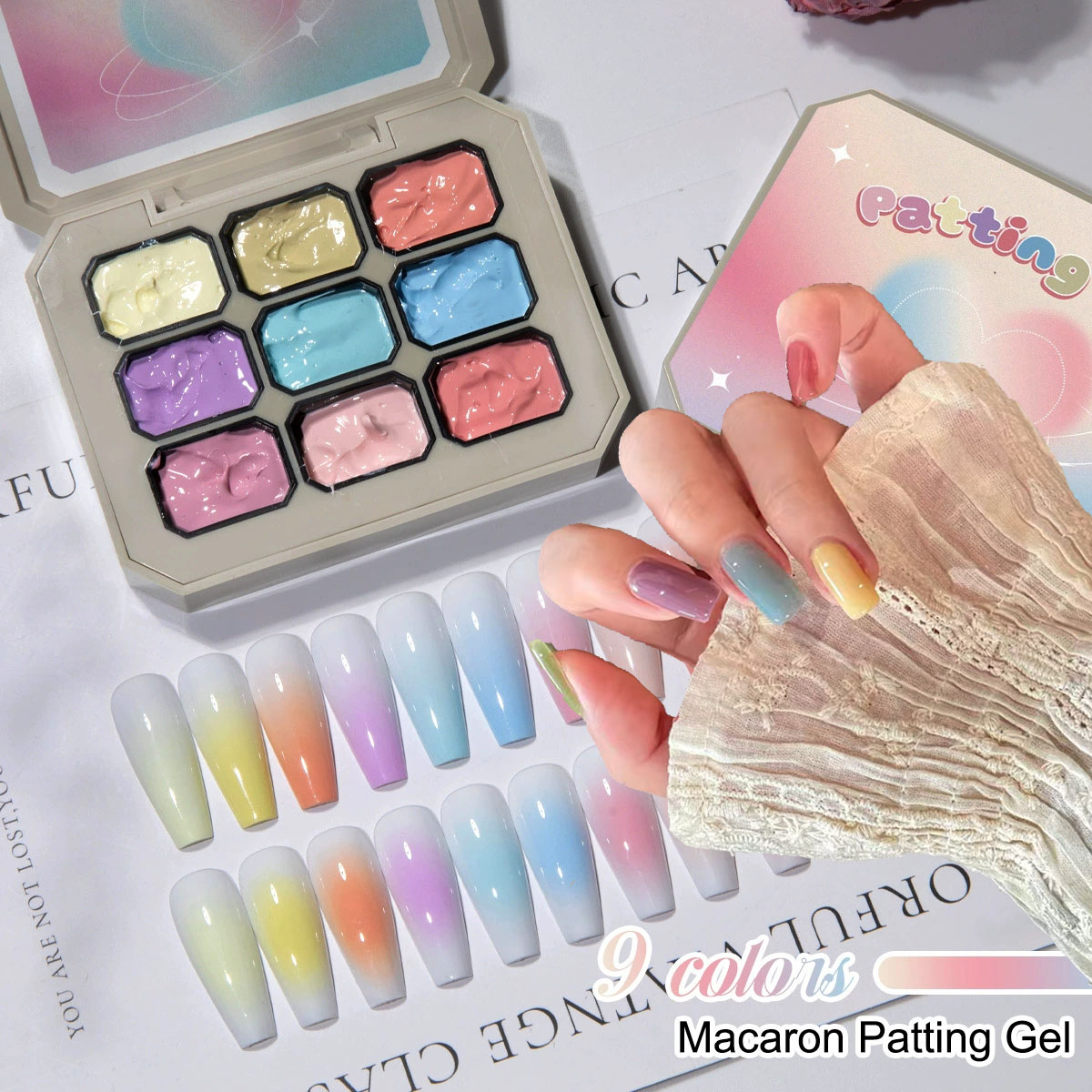 1pc Solid Makaron Nail Polish  - đánh giá và giá Photography Lighting Gel