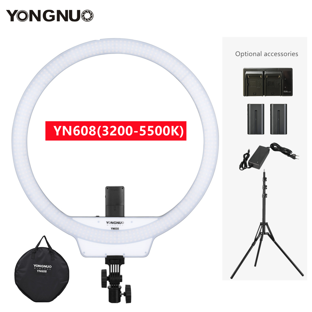 YONGNUO YN608 Studio Ring LED  - đánh giá và giá Photography Lighting Options