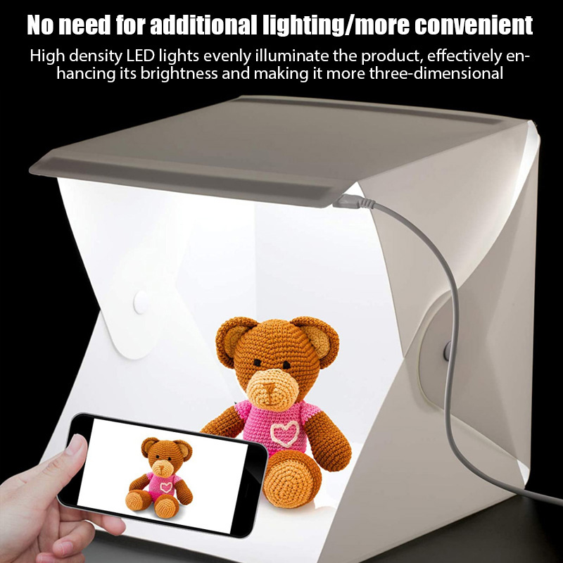 Lightbox Light Box Mini Photo  - đánh giá và giá Photography Lighting Kit With Backdrop