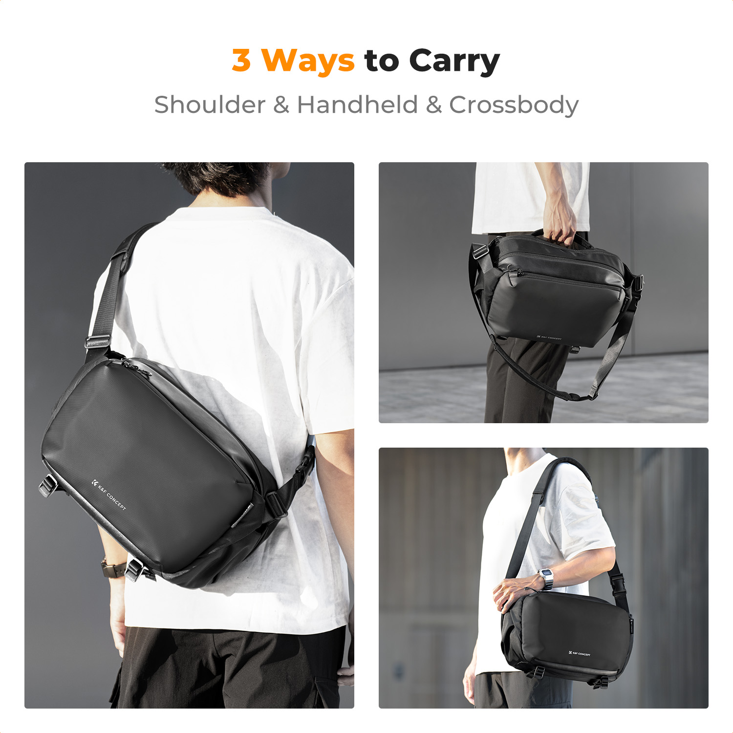 K&F CONCEPT 12L/10L Camera Sli - đánh giá và giá Photography Lighting Bag