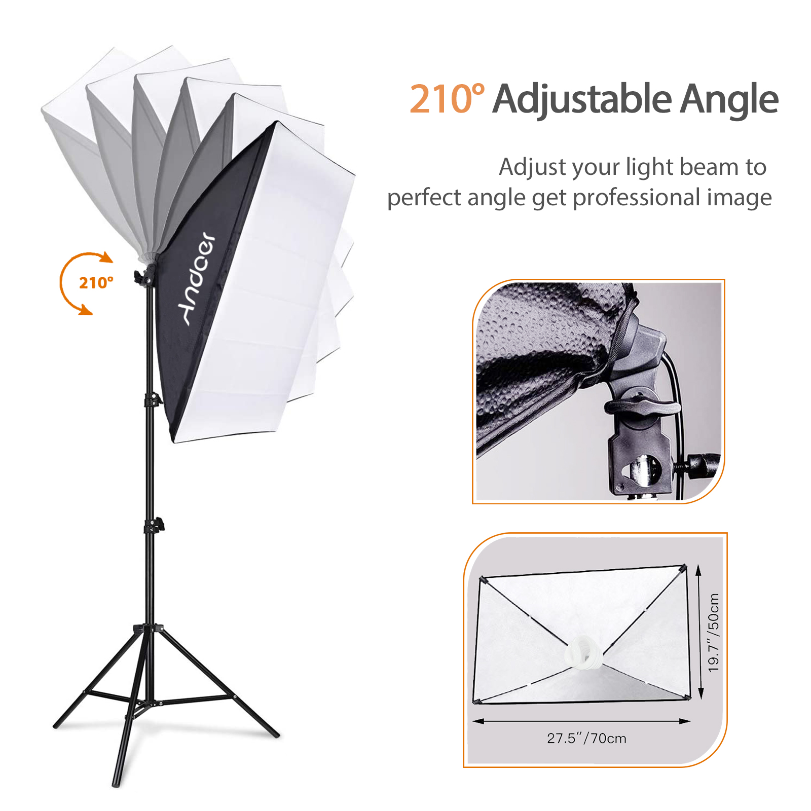 Andoer Studio Photography Ligh - đánh giá và giá Photography Lighting Portrait