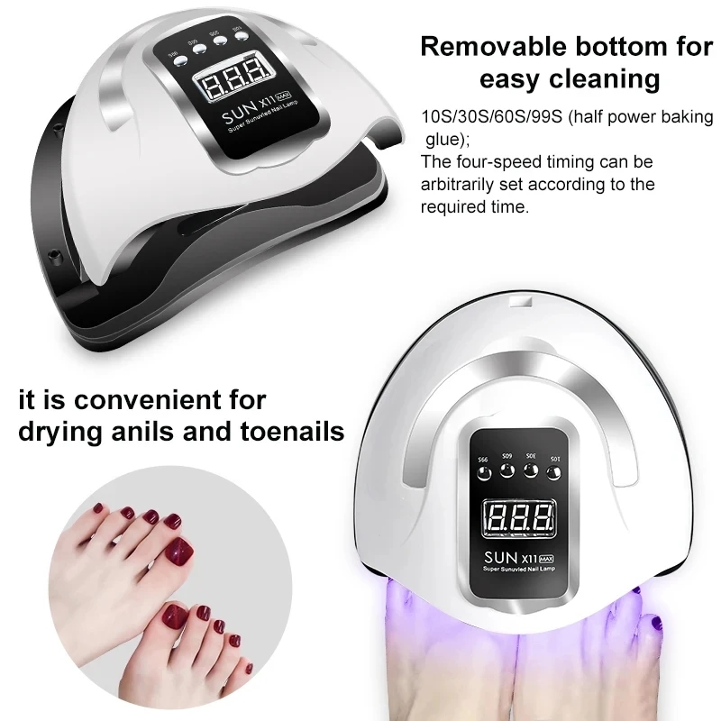 Nail Dryer LED Nail Lamp UV Li - đánh giá và giá Photography Lighting Gel
