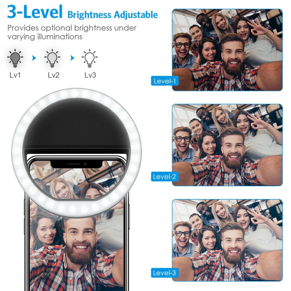 USB Charge Led Selfie Ring Lig - đánh giá và giá Photography Lighting Tool