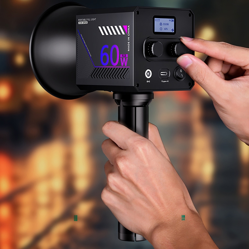 60W RGB Video Light Portable L - đánh giá và giá Photography Lighting Professional