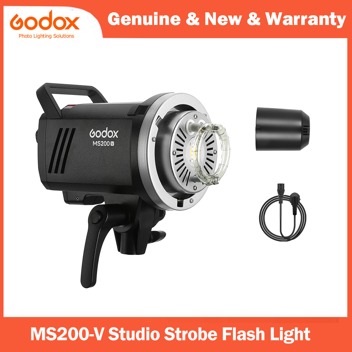 Godox MS200V Studio Strobe Fla - đánh giá và giá Photography Lighting Portrait