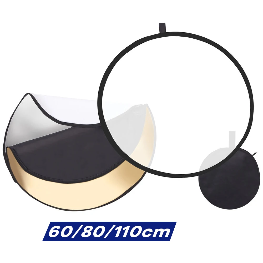 60/80/110cm 5-in-1 Collapsible - đánh giá và giá Photography Lighting Reflector