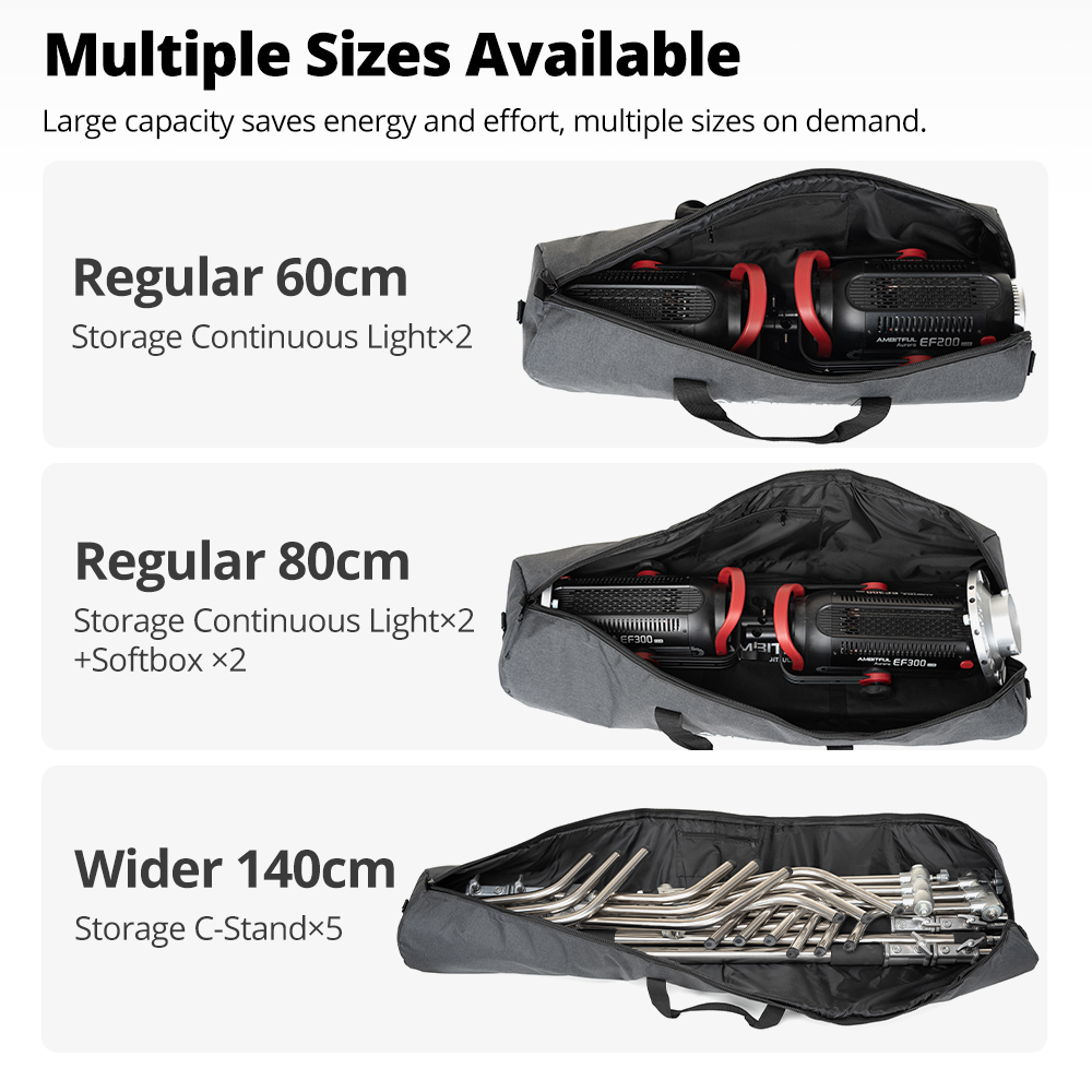 AMBITFUL TB PRO 50/60/70//80/9 - đánh giá và giá Photography Lighting Bag