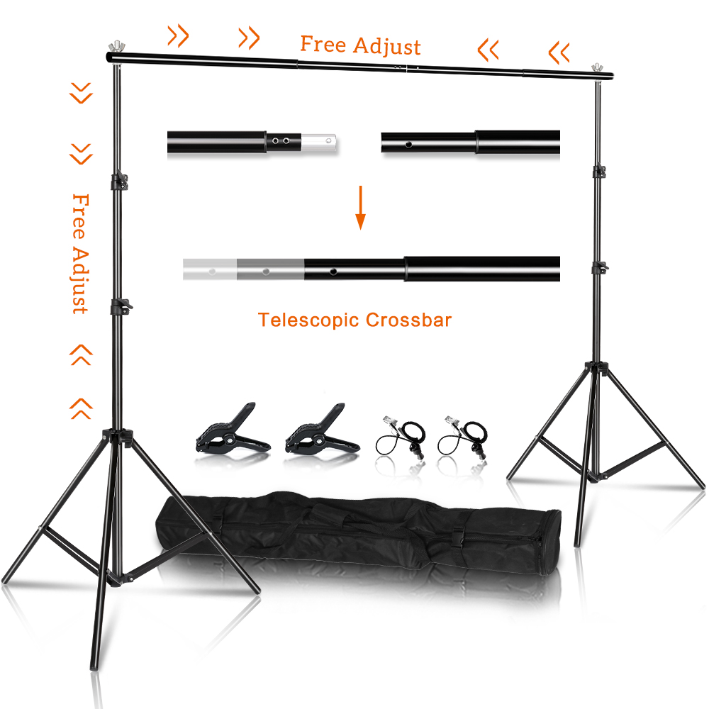 Photo Studio Background Photog - đánh giá và giá Photography Lighting Kit With Backdrop